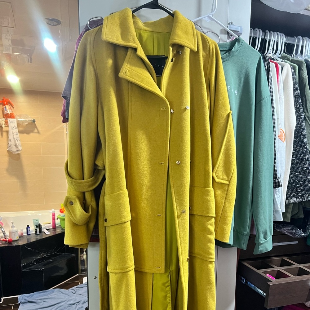 Chic Mustard Women's Trench Coat